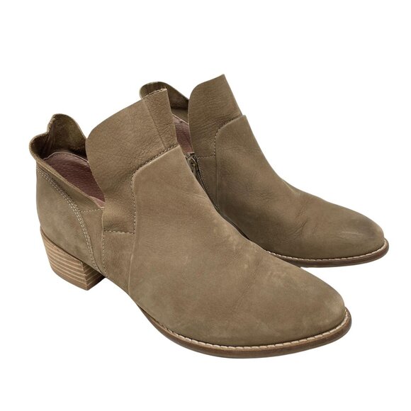 Seychelles Dwelling Bootie Size 7.5 Ankle Boot Western Stacked Heel Leather - Picture 2 of 12